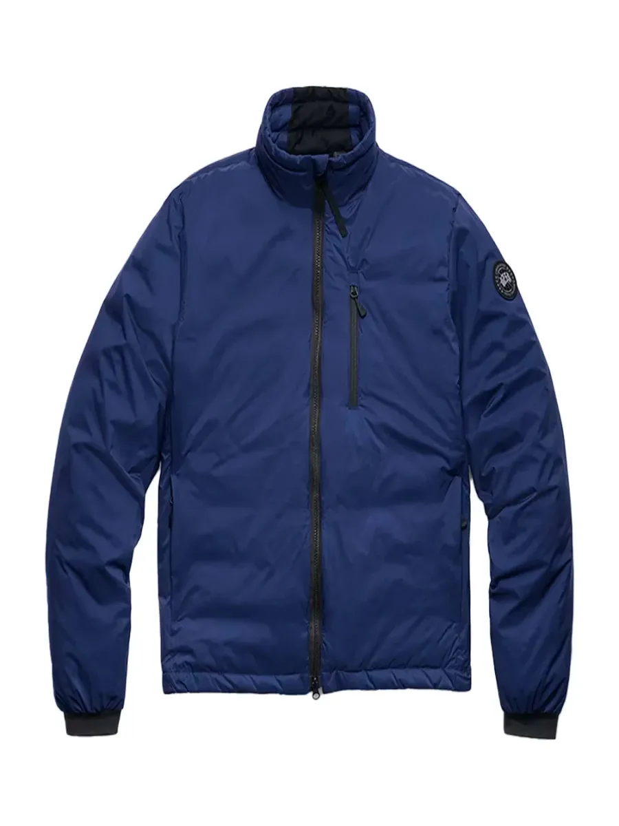 Men Lodge Jacket Black Label Oxford Navy