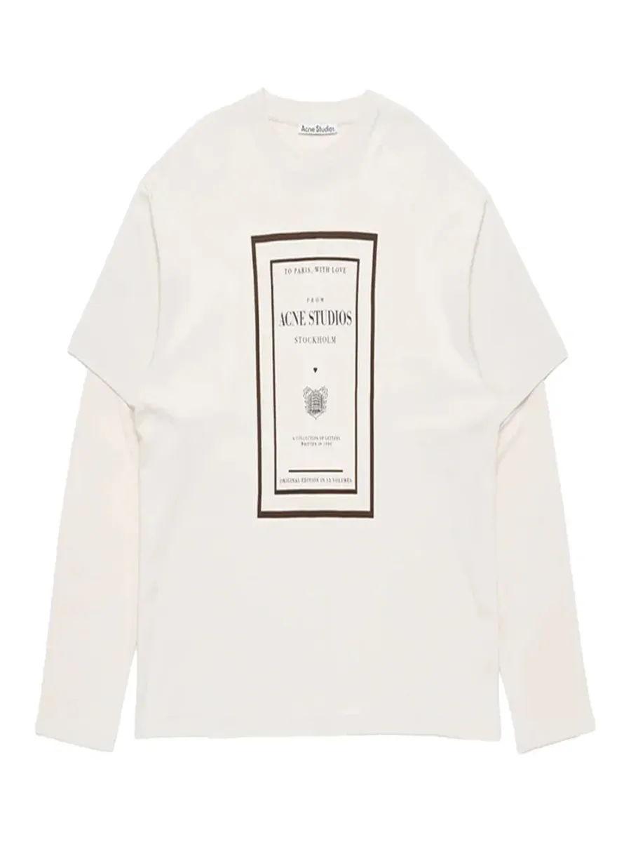 Women Layered T-Shirt Warm Beige