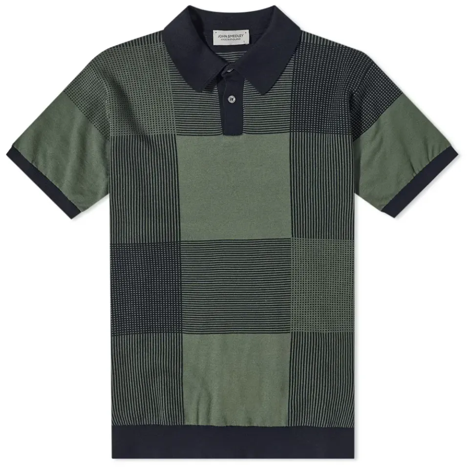 Seymour Cotton Check Polo