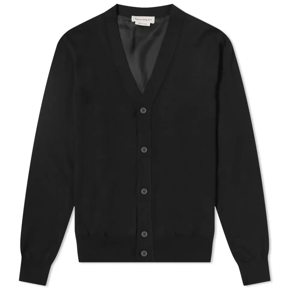 Graffiti Logo Back Intarsia Cardigan