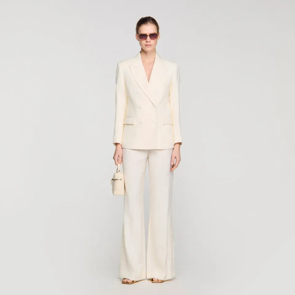 Double-breasted suit jacket
