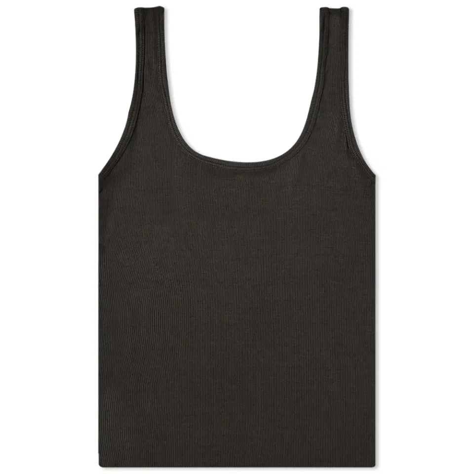 Scoop Neck Ribbed Tank Top