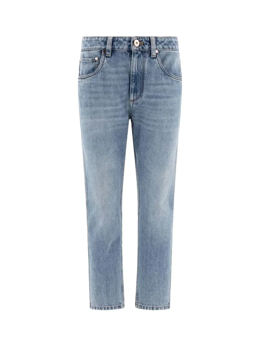 Tapered Trousers Blue