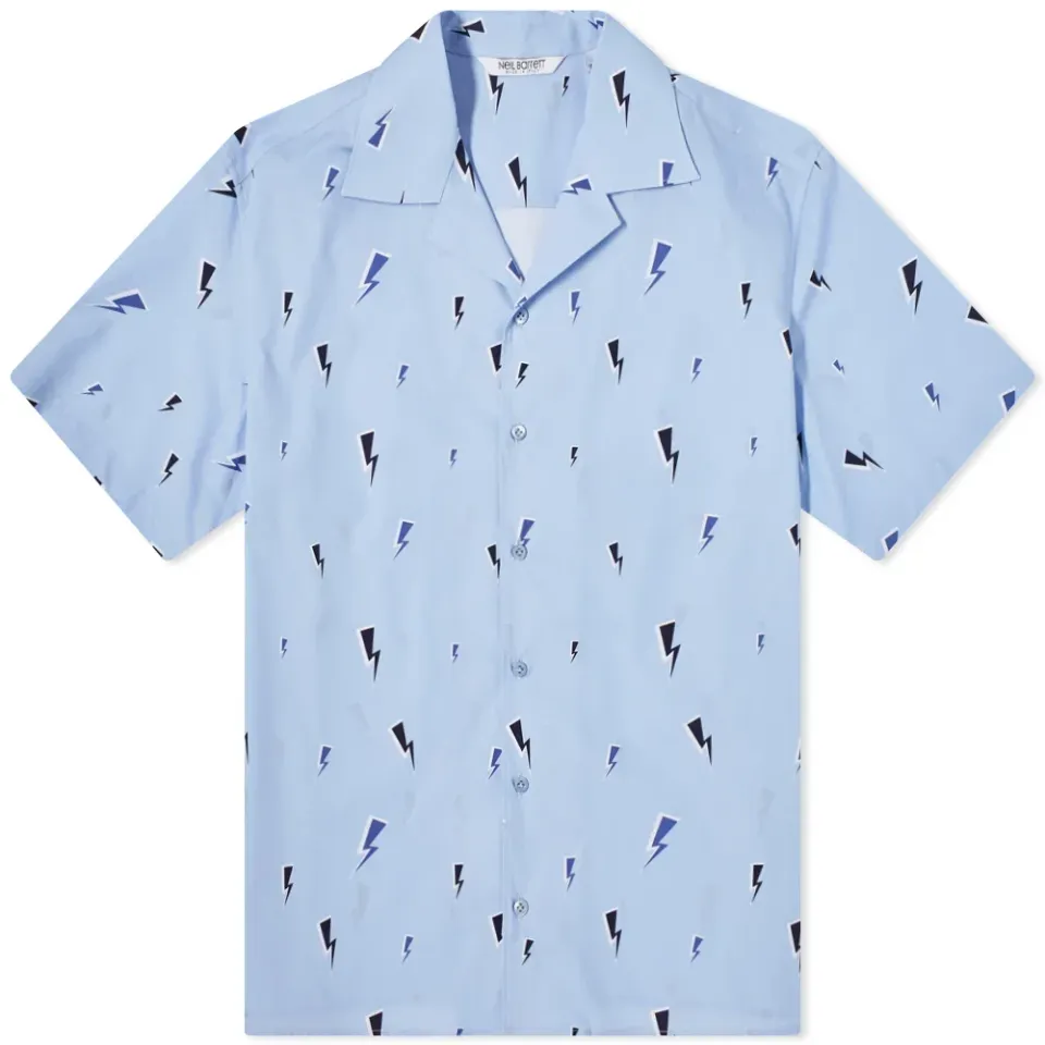All Over Comic Bolts Vacation Shirt