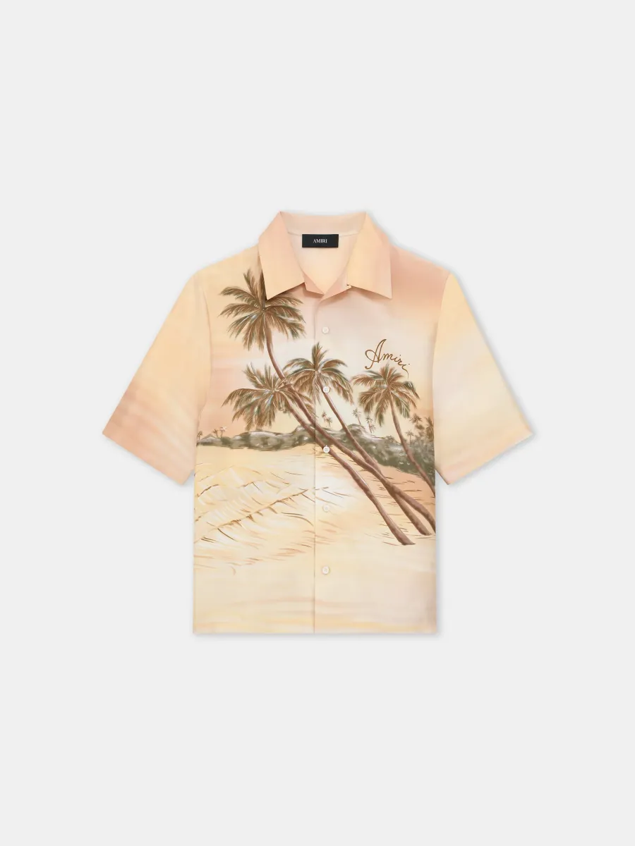 PALMS BOWLING SHIRT - Ivory