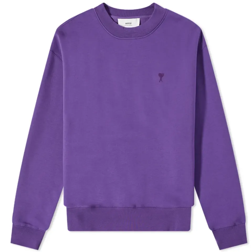 AMI Tonal Heart Crew Sweat