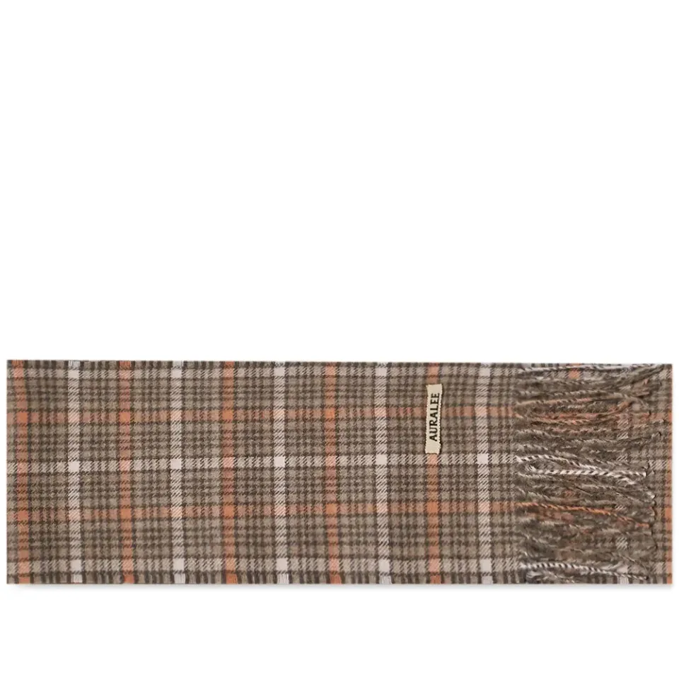 Cashmere Checked Scarf