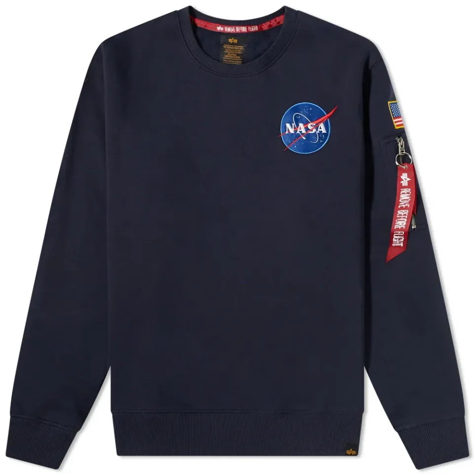 NASA Patch Crew Sweat