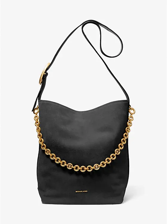 Nolita Large Suede Bucket Tote Bag