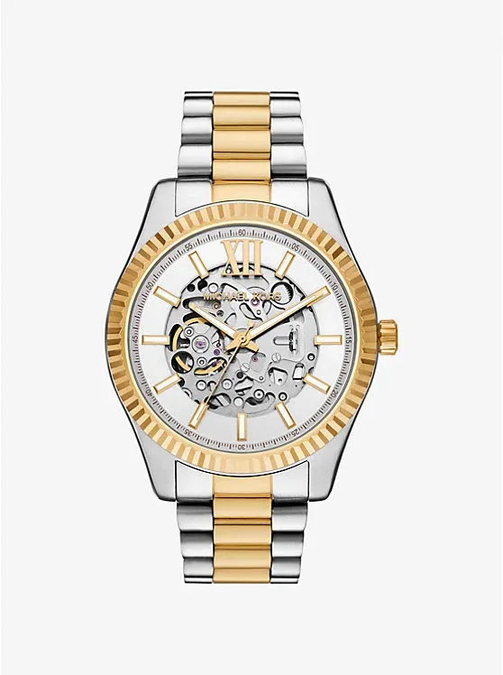 Oversized Lexington Two-Tone Watch