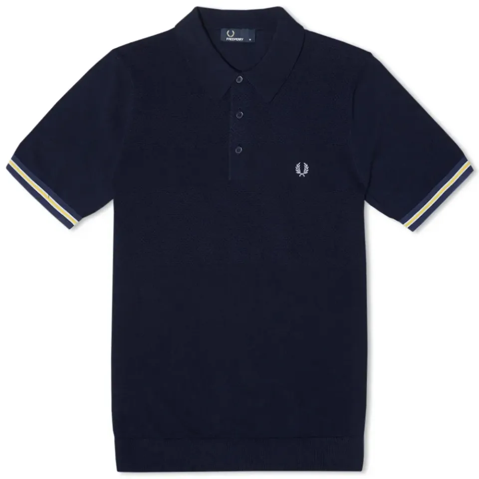 Fred Perry Textured Panel Polo