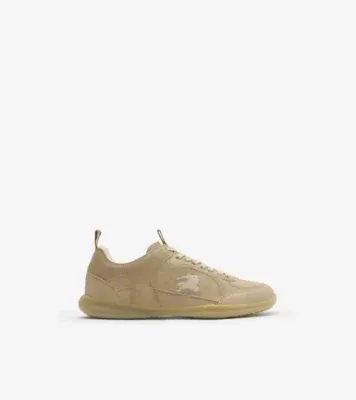 Leather Matrix Sneakers in Stock beige