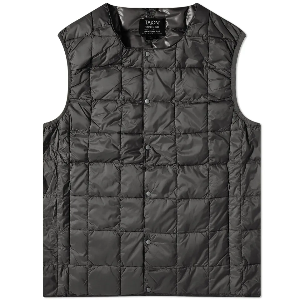 Crew Neck Down Vest