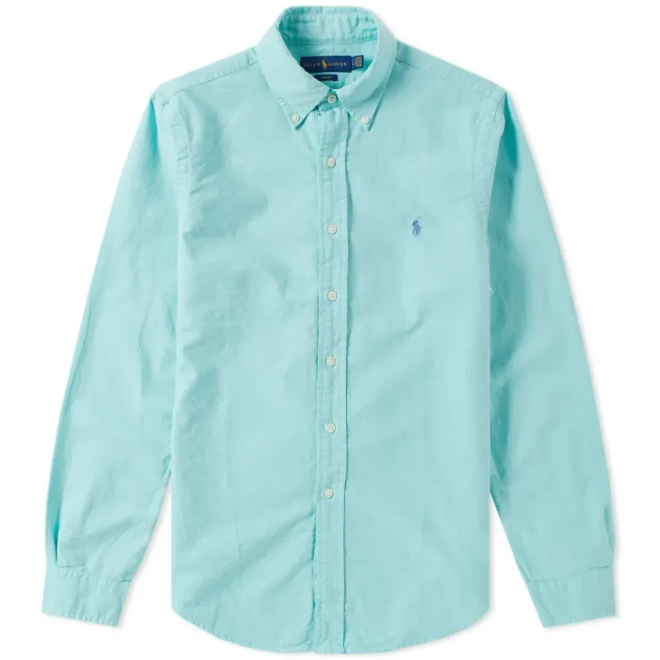 Slim Fit Garment Dyed Oxford Shirt