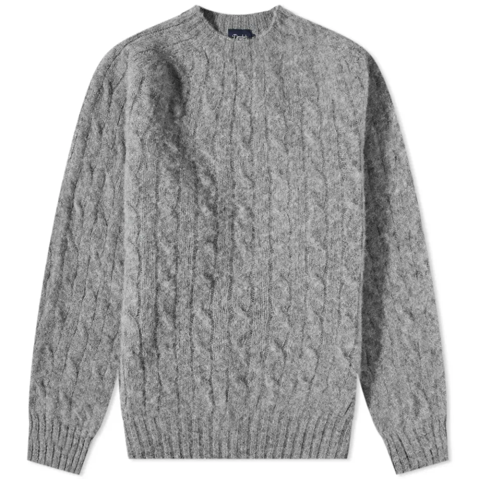 Brushed Shetland Crew Knit
