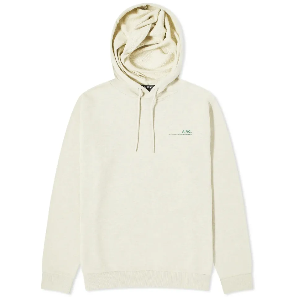 A.P.C. Overdyed Item Logo Hoodie
