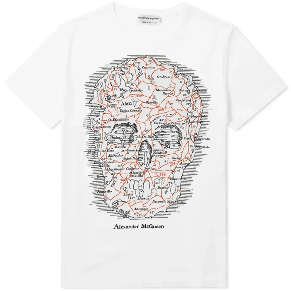 Skull Map Tee