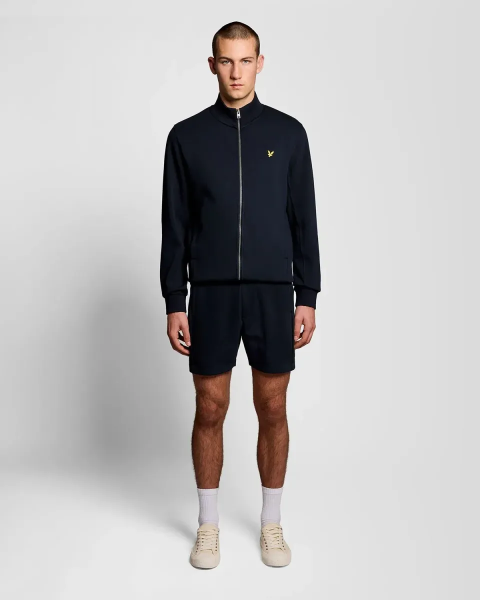 Cotton Blend Track Sweat Shorts
