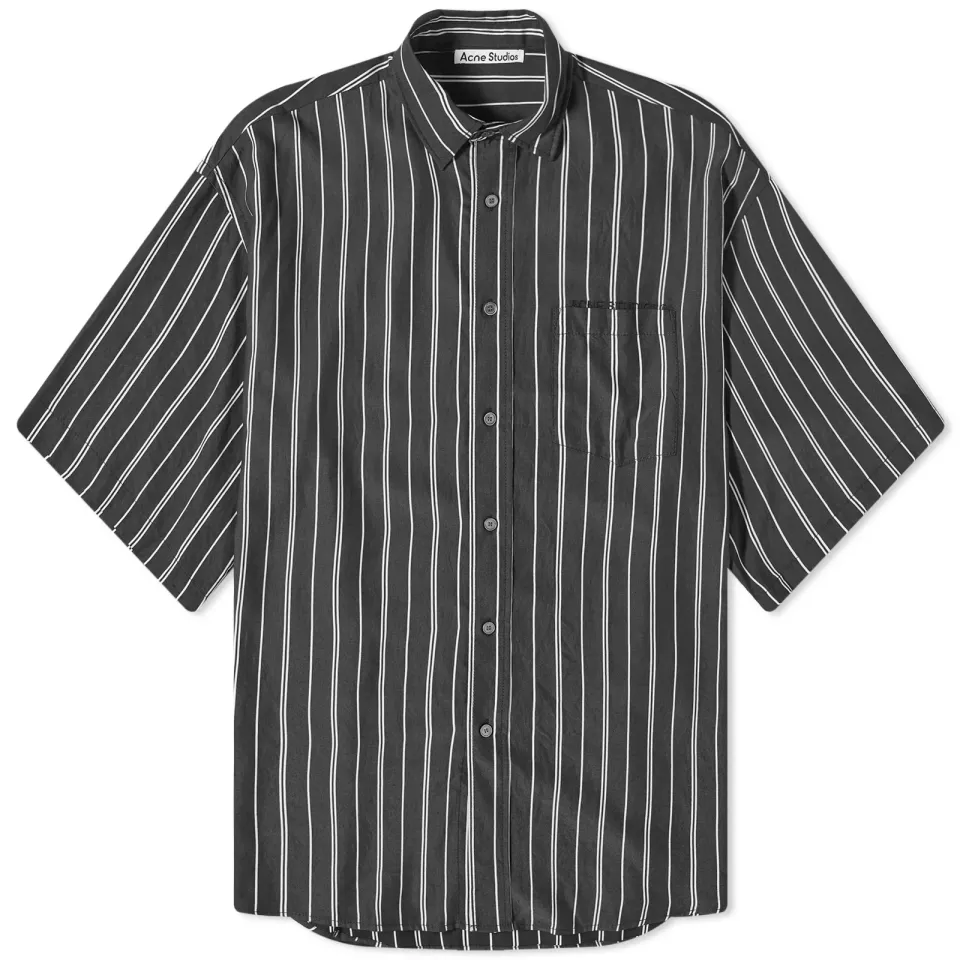 Setiter Fluid Stripe Short Sleeve Shirt
