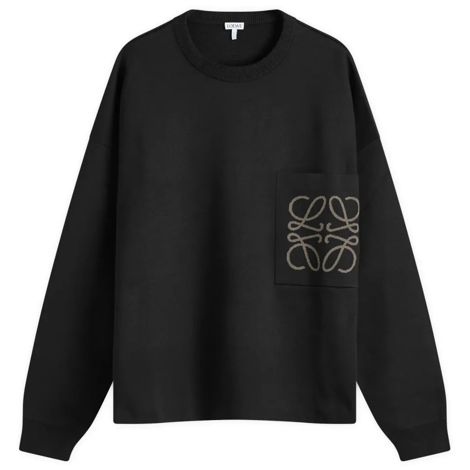 Anagram Pocket Crew Knit