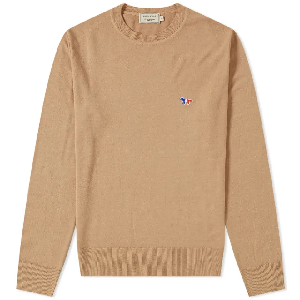 Maison Kitsuné Virgin Wool Crew Knit