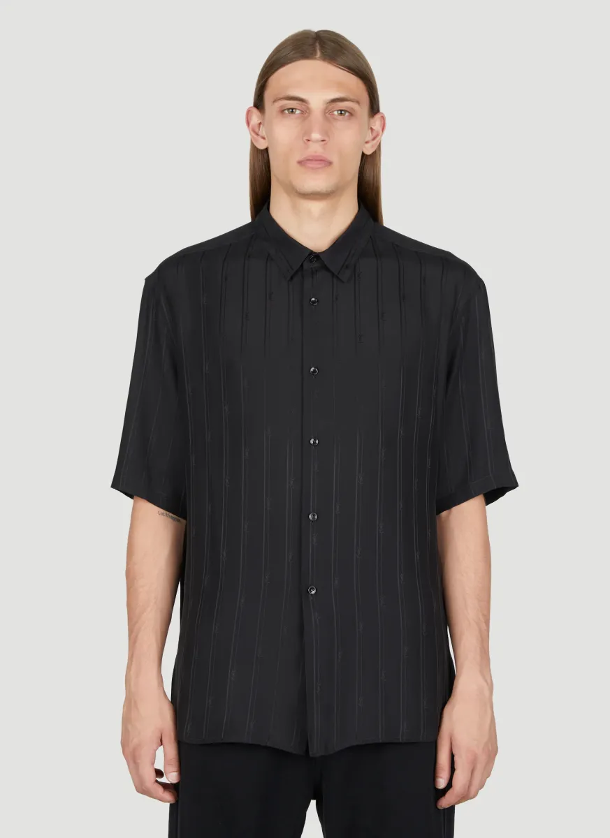 Cassandre Stripe Silk Shirt
