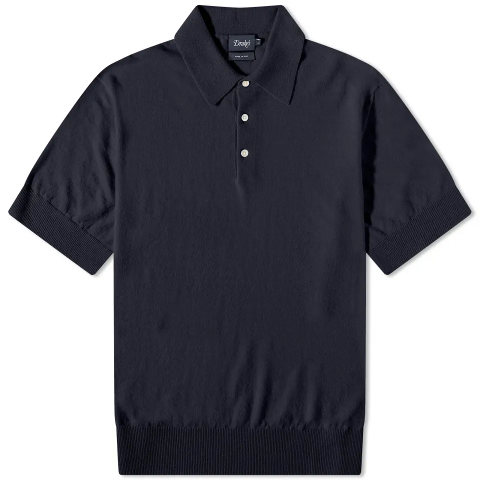 Cotton-Linen Knitted Polo