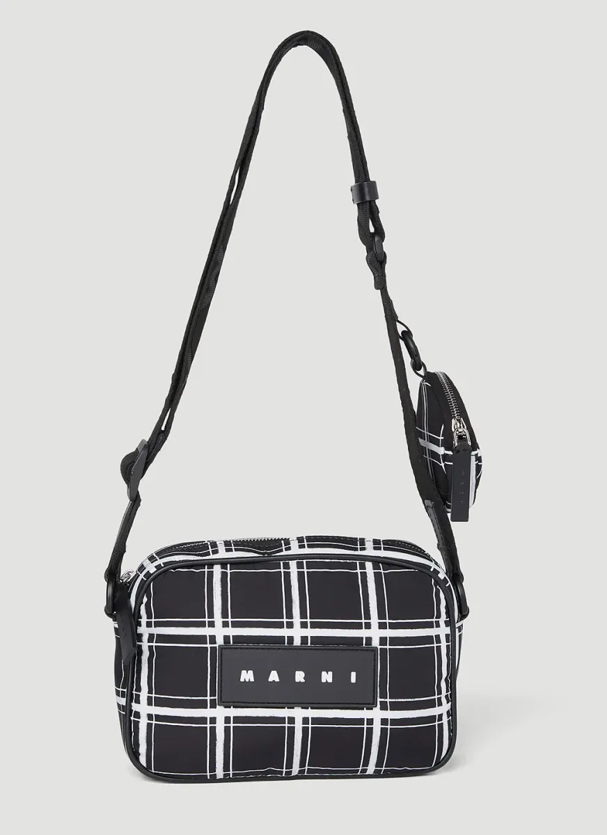 Check Camera Crossbody Bag
