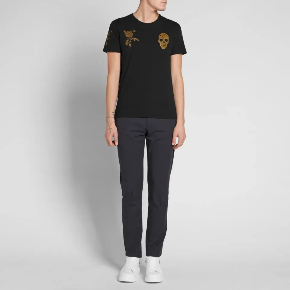 Skull Thistle Print Tee