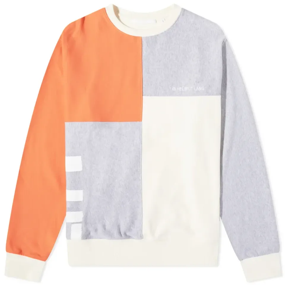 Patchwork Logo Crew Sweat
