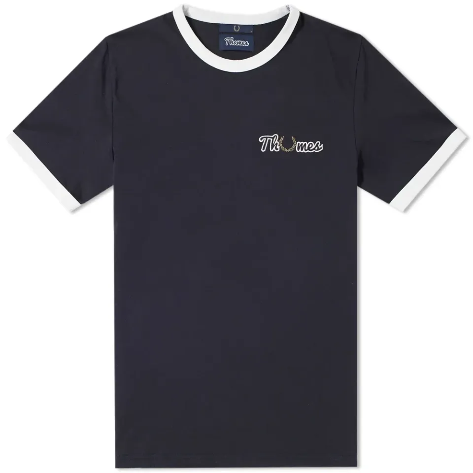 Fred Perry x Thames Embroidered Tee