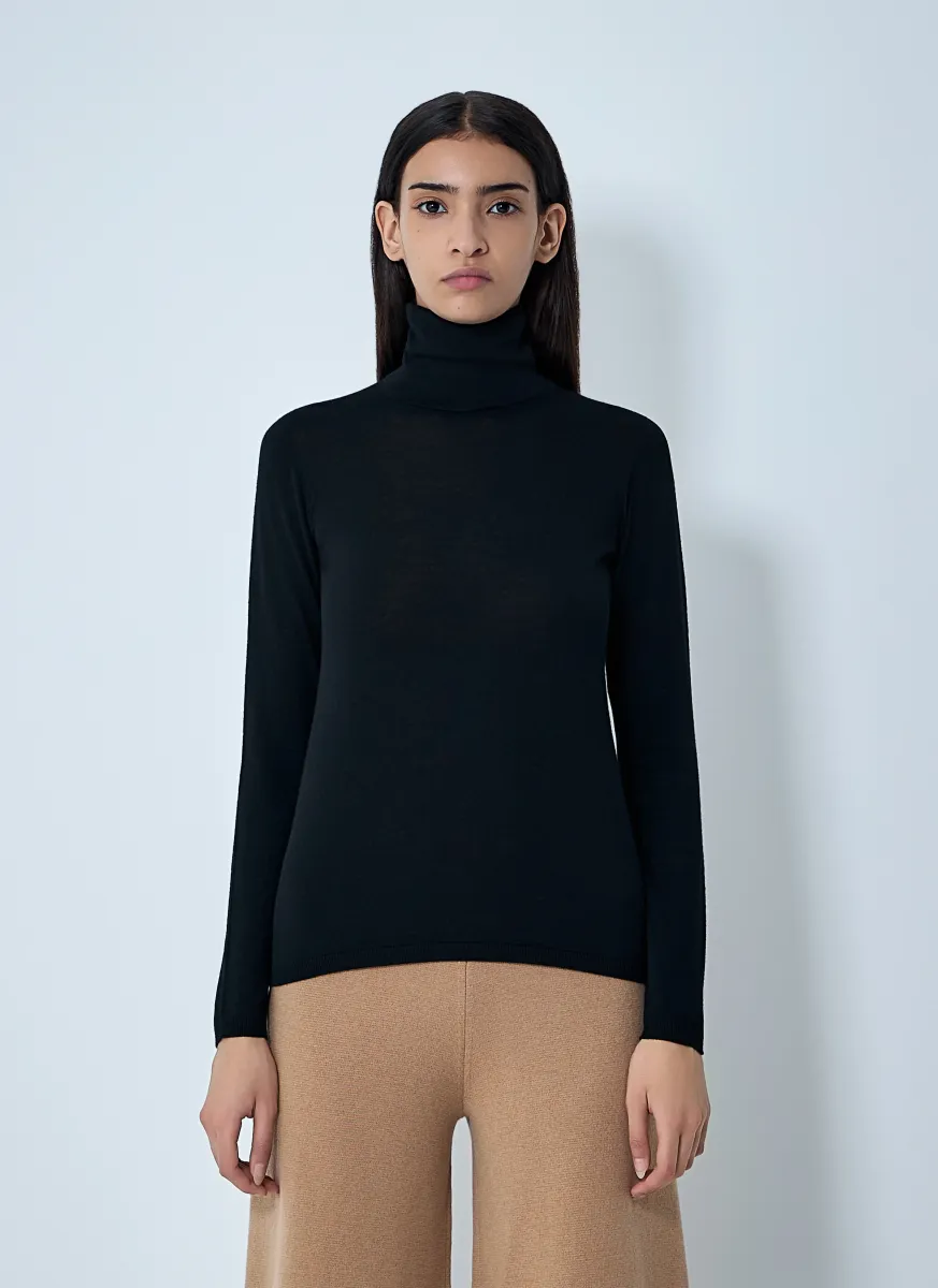Wool Turtleneck Sweater