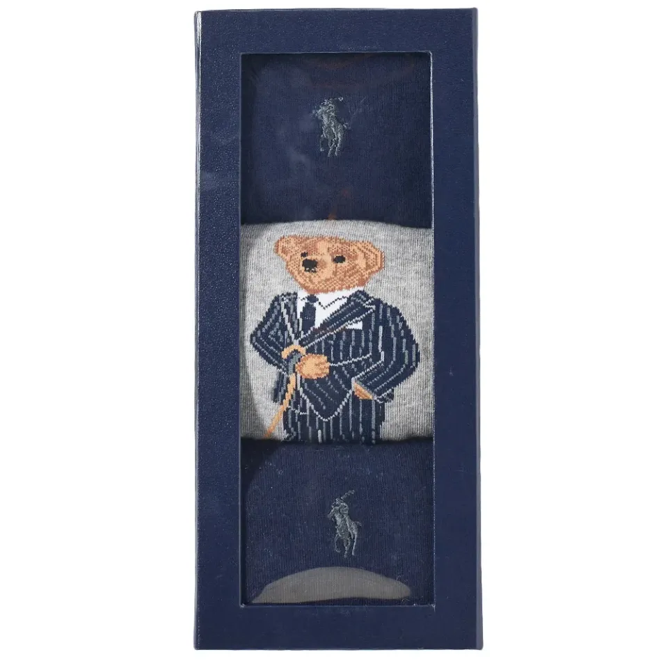 Assorted Bear Sock - 3 Pack