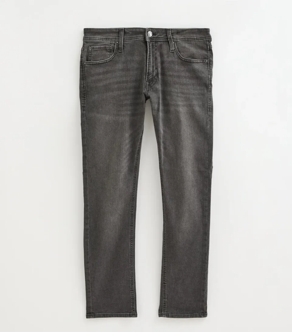 Men's Black Cotton Rich Slim Fit Jeans