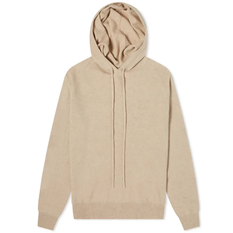 Caden Knitted Cashmere Hood Jumper