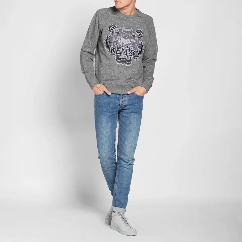 Tiger Mesh Crew Sweat