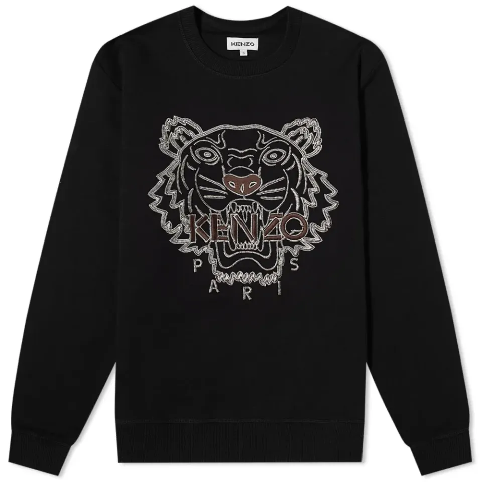 Tiger Embroidered Skate Sweat