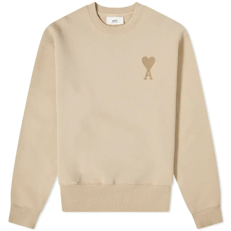 AMI Tonal Heart Crew Sweat