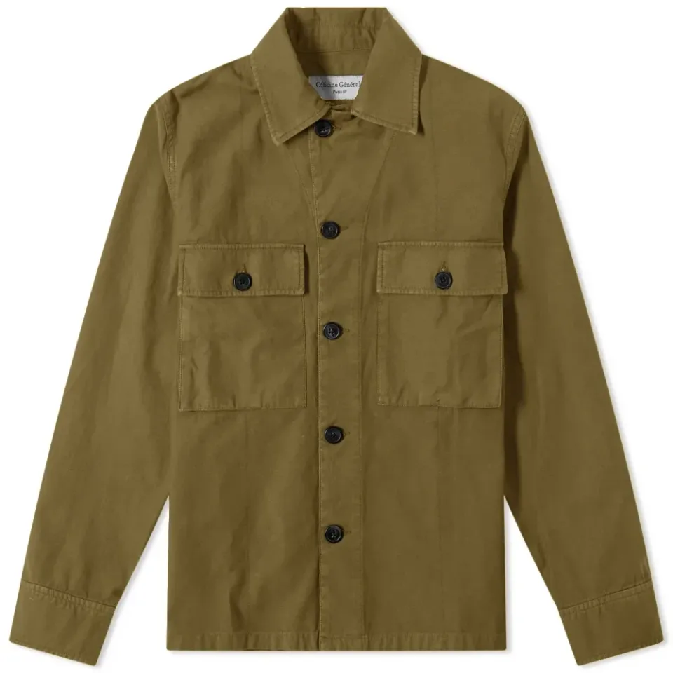 Swan Pigment Dyed Overshirt