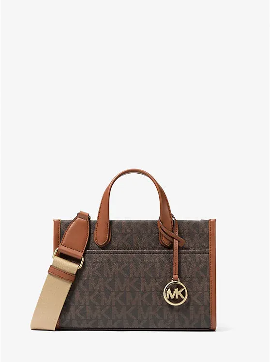 Gigi Small Signature Logo Messenger Bag