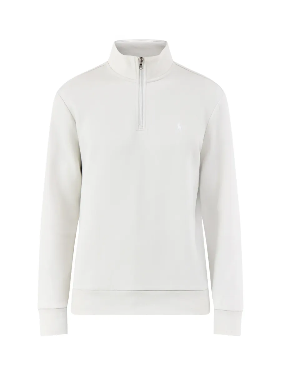 Double Knit Quarter Zip Sweatshirt