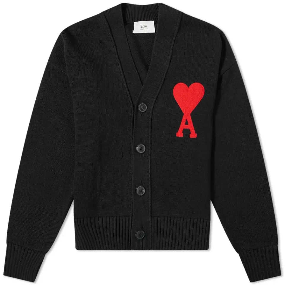 AMI Big Heart Cardigan
