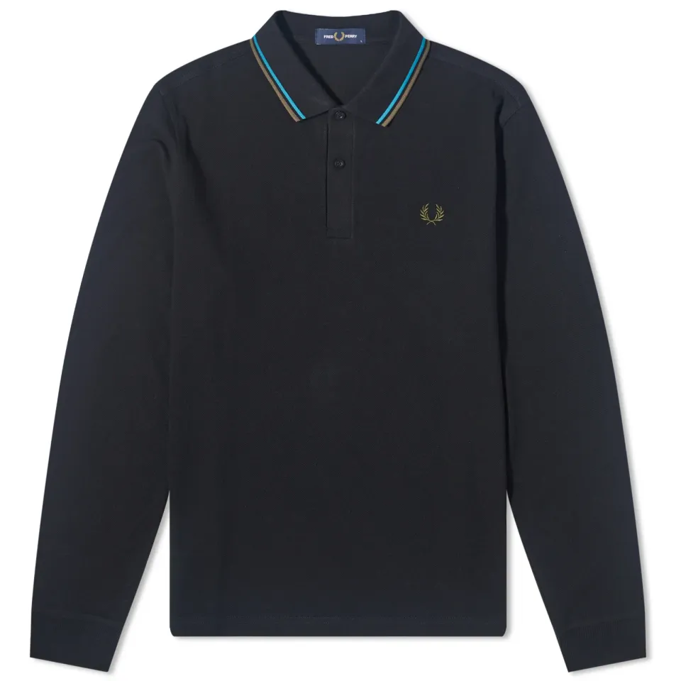 Long Sleeve Twin Tipped Polo