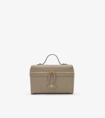 Bloomsbury Vanity Bag in Mushroom beige/mallow pink - Women, Leather