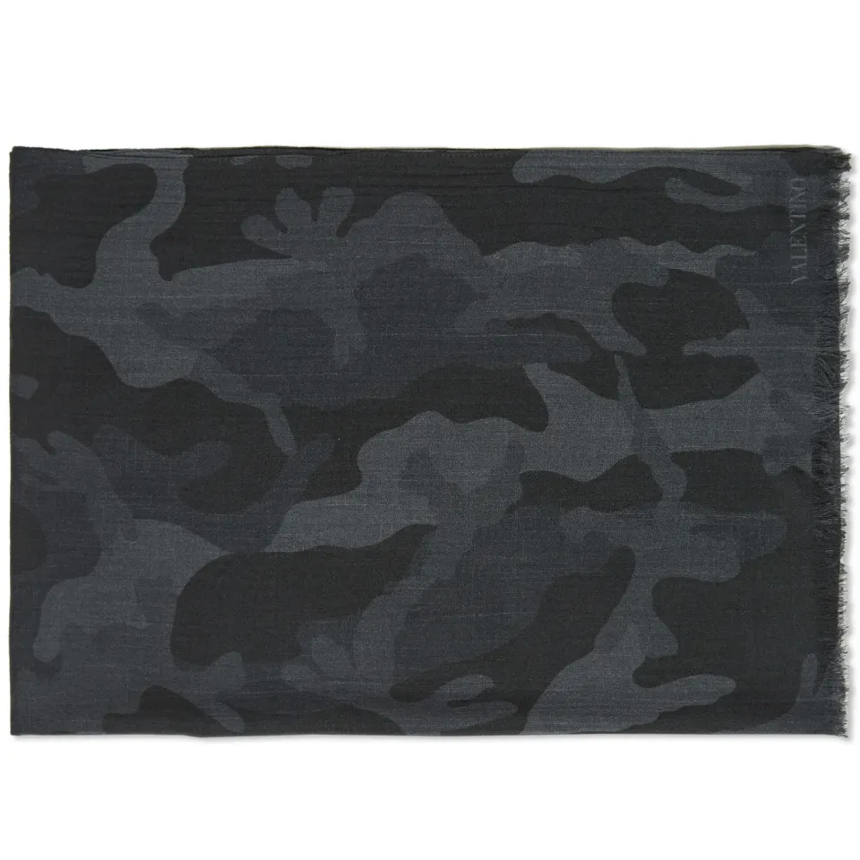 Wool Camo Scarf
