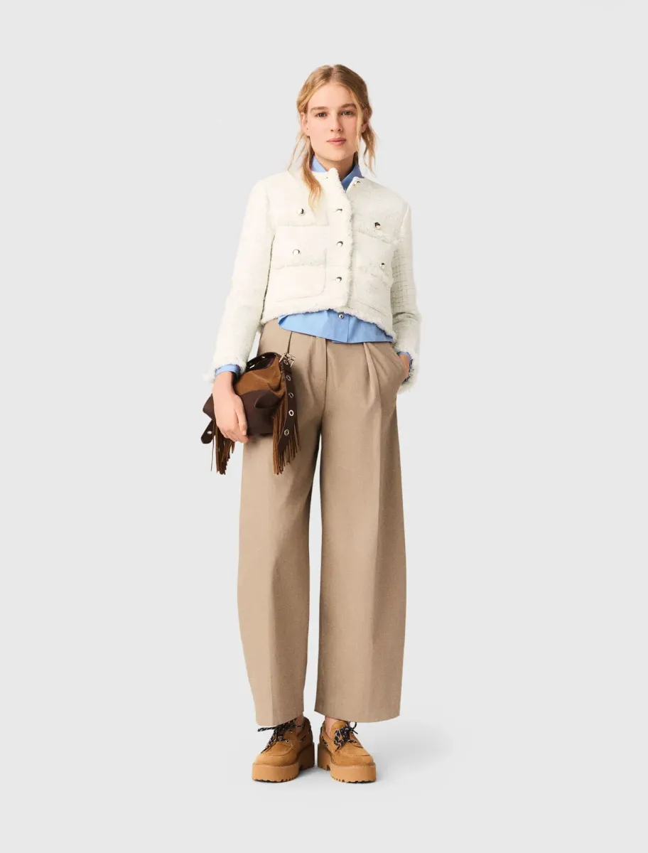 Short tweed jacket
