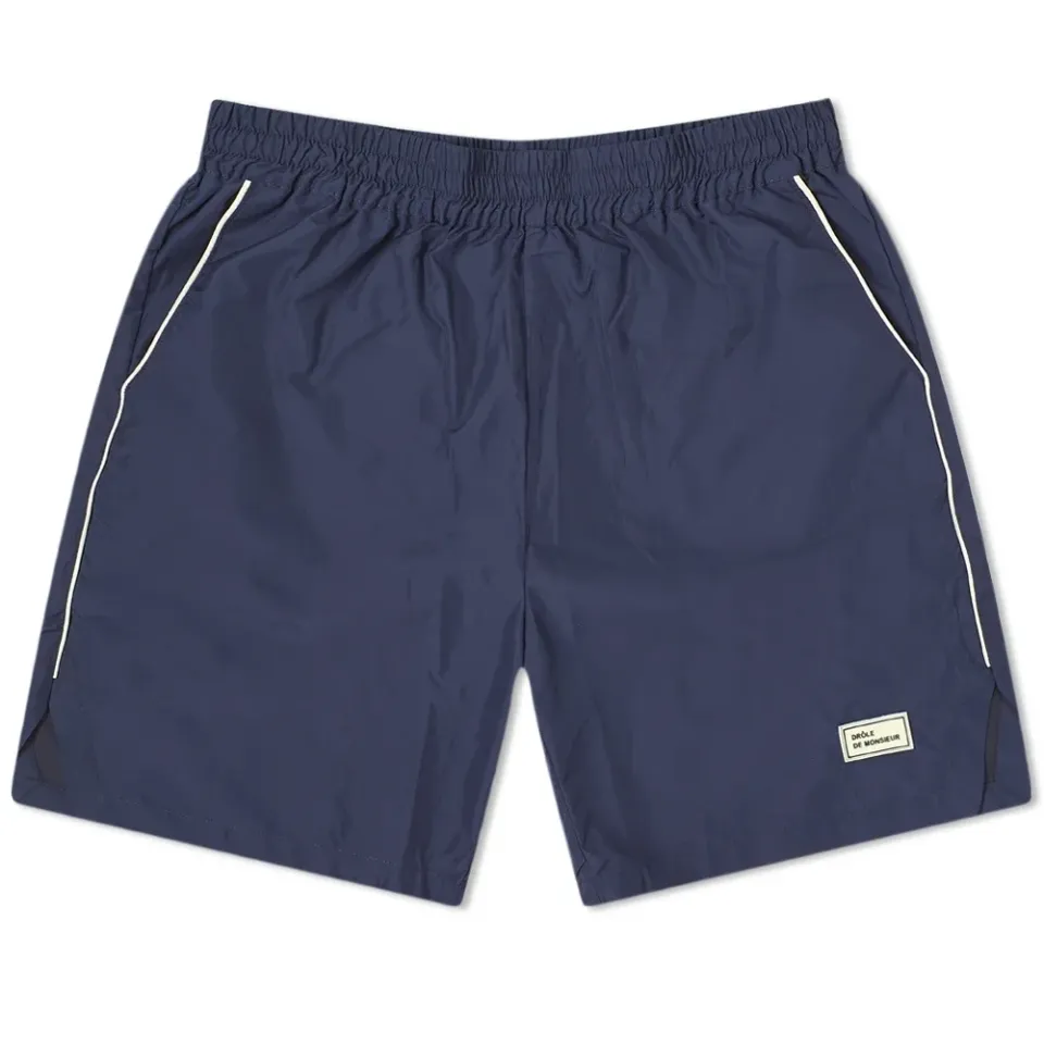 Nylon Patched Logo Short
