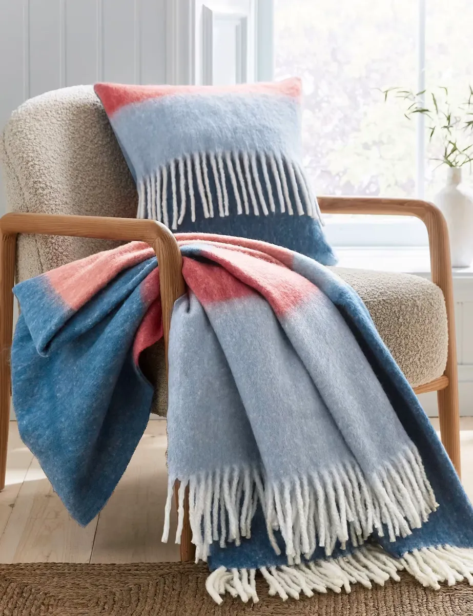 Landscape Throw Blue Mix