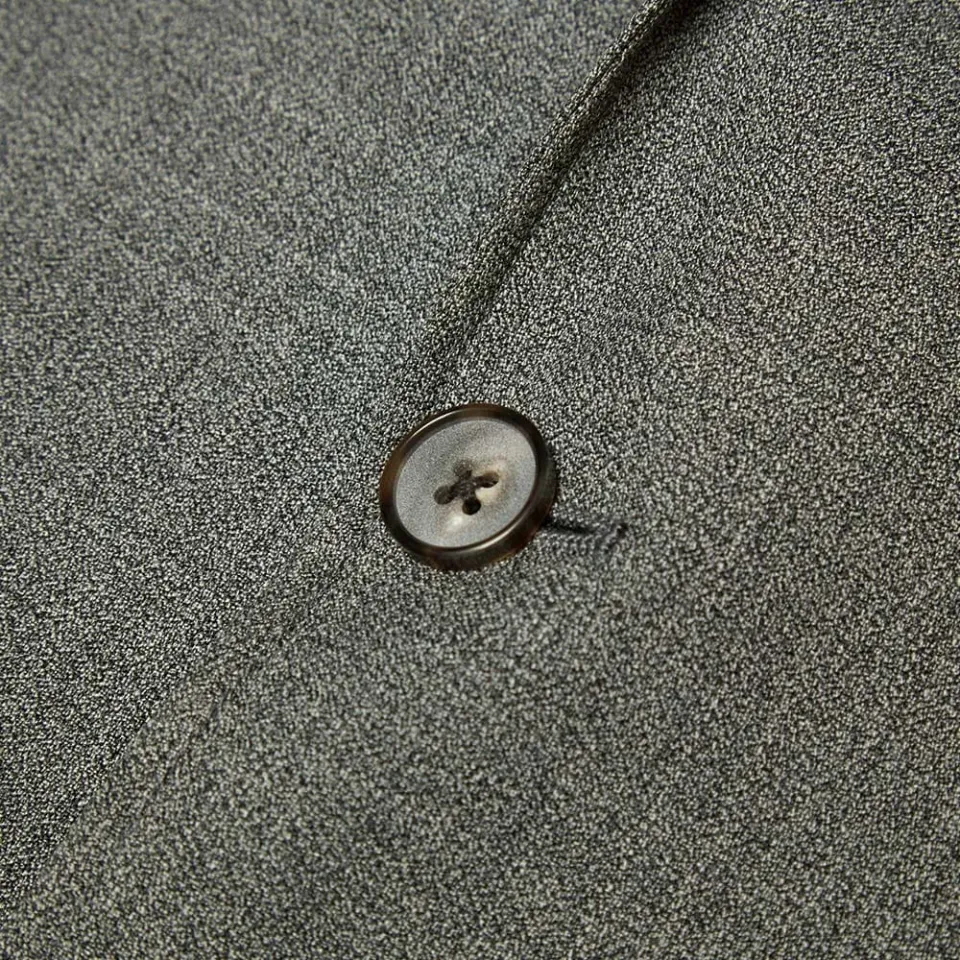Wool Georgette 2 Button Blazer