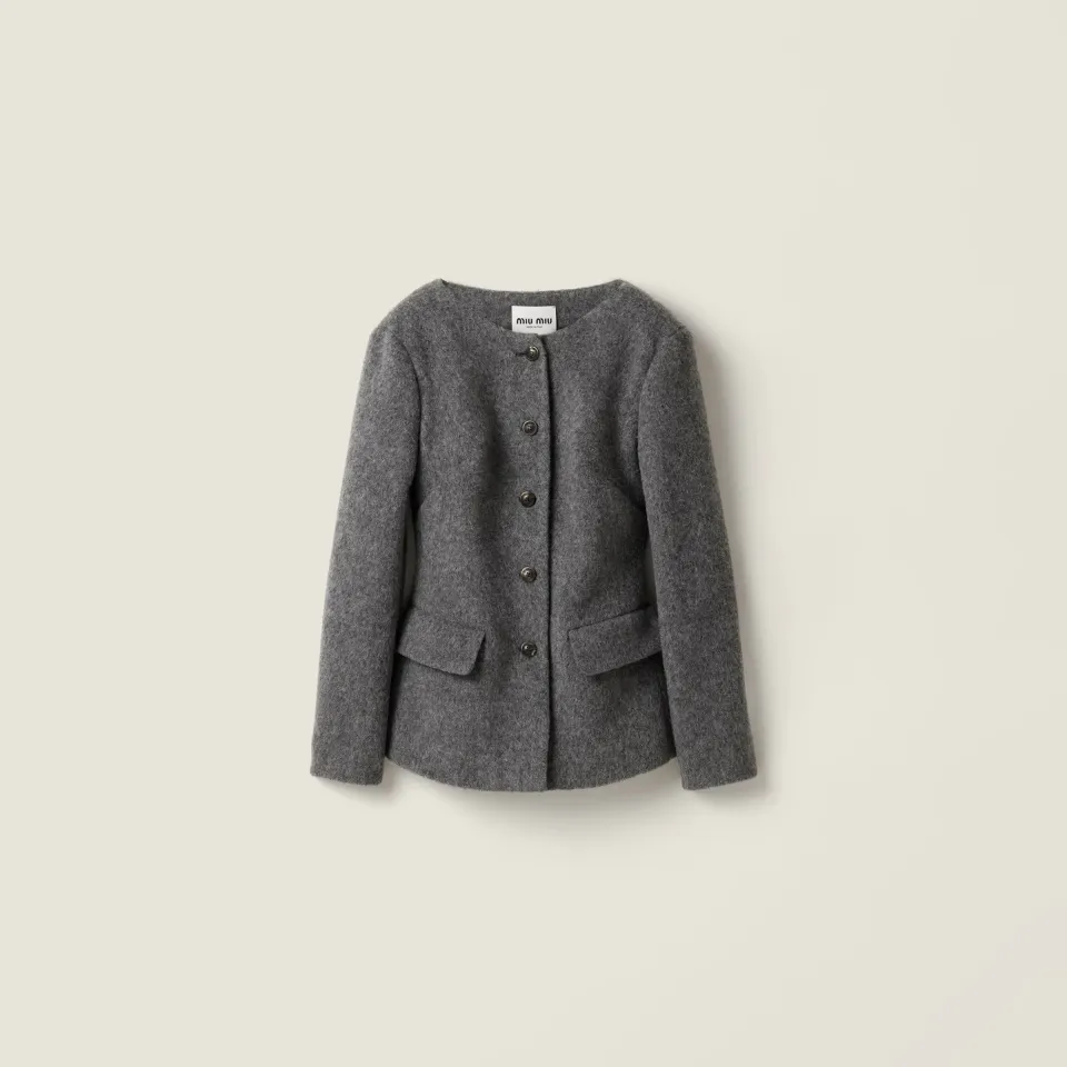 Light Shetland wool jacket
